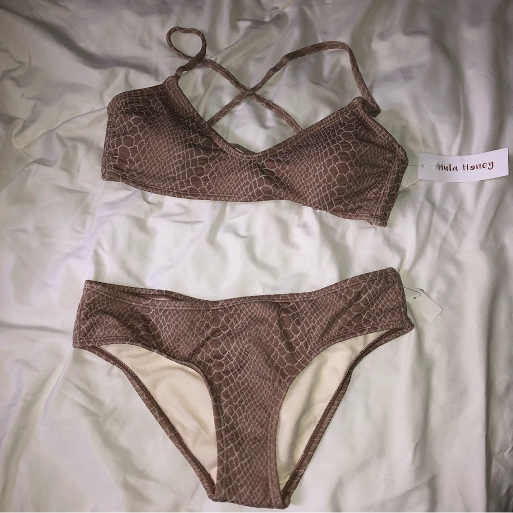 Animal print bikini